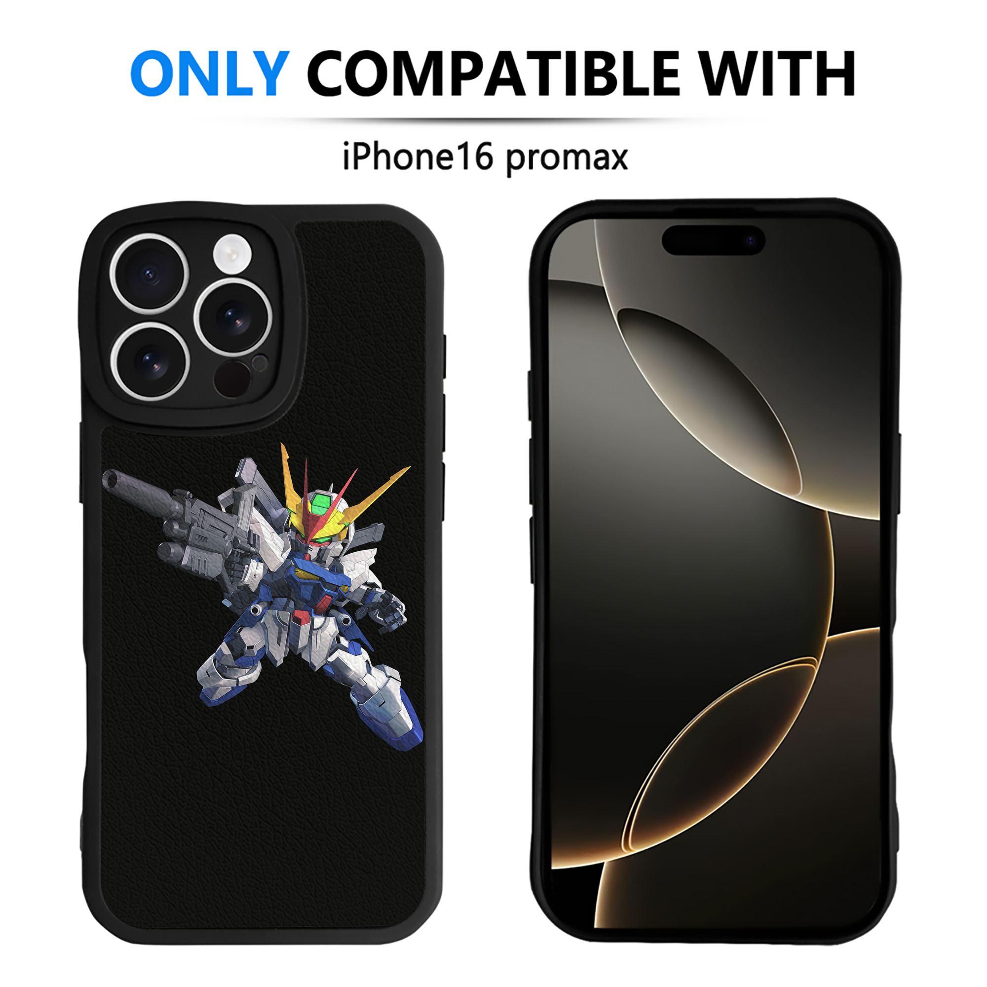 （画像用） 機動戦士ガンダム Mobile Suit Gundam 【iPhone 16シリーズ対応】シリコンスマホケース（レザー調） 材質：シリコン